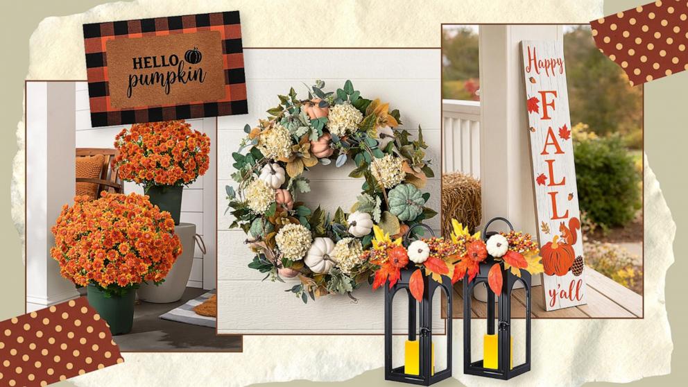 PHOTO: Shop outdoor and porch decor for fall.