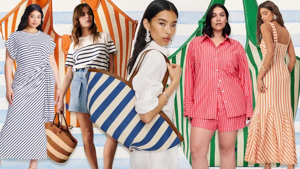 PHOTO: Shop striped summer apparel and accessories