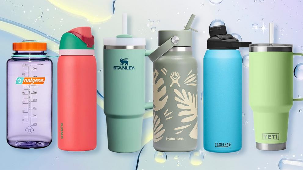 PHOTO: Reusable water bottles 2026