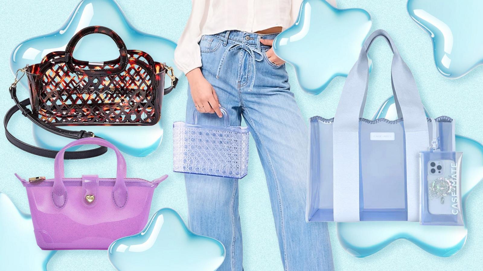 The jelly tote bag is giving peak '90s fashion energy - ABC News