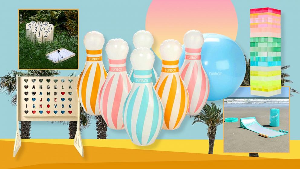 PHOTO: Lawn and beach games