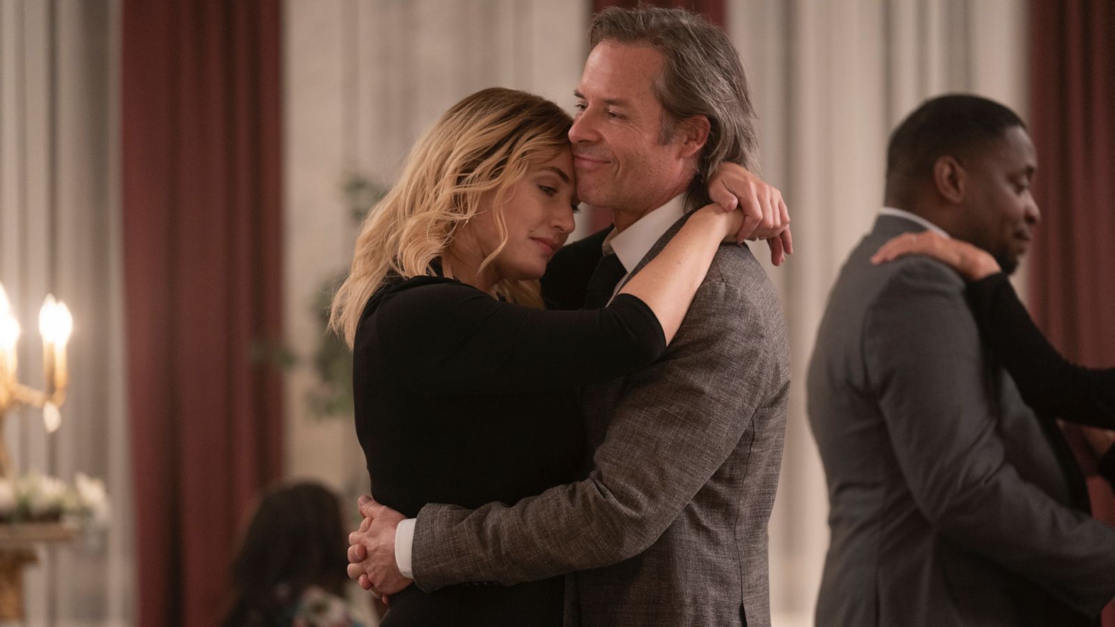 PHOTO: Kate Winslet and Guy Pearce in "Mare of Easttown," 2021.