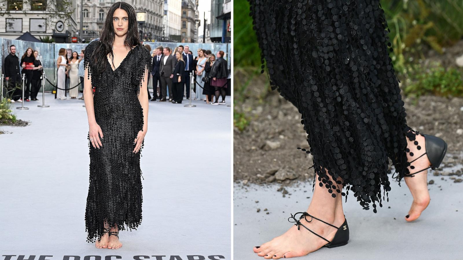 PHOTO: Margaret Qualley attends the premiere of 'The Dog Stars' in London, August 20th, 2026.