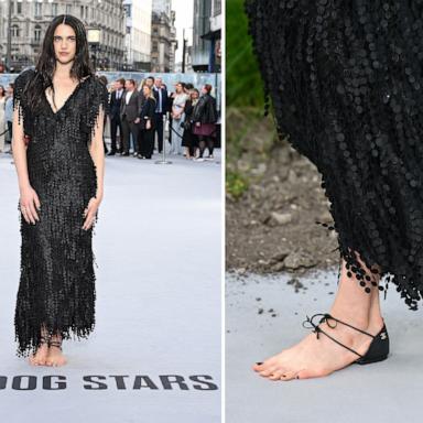 PHOTO: Margaret Qualley attends the premiere of 'The Dog Stars' in London, August 20th, 2026.