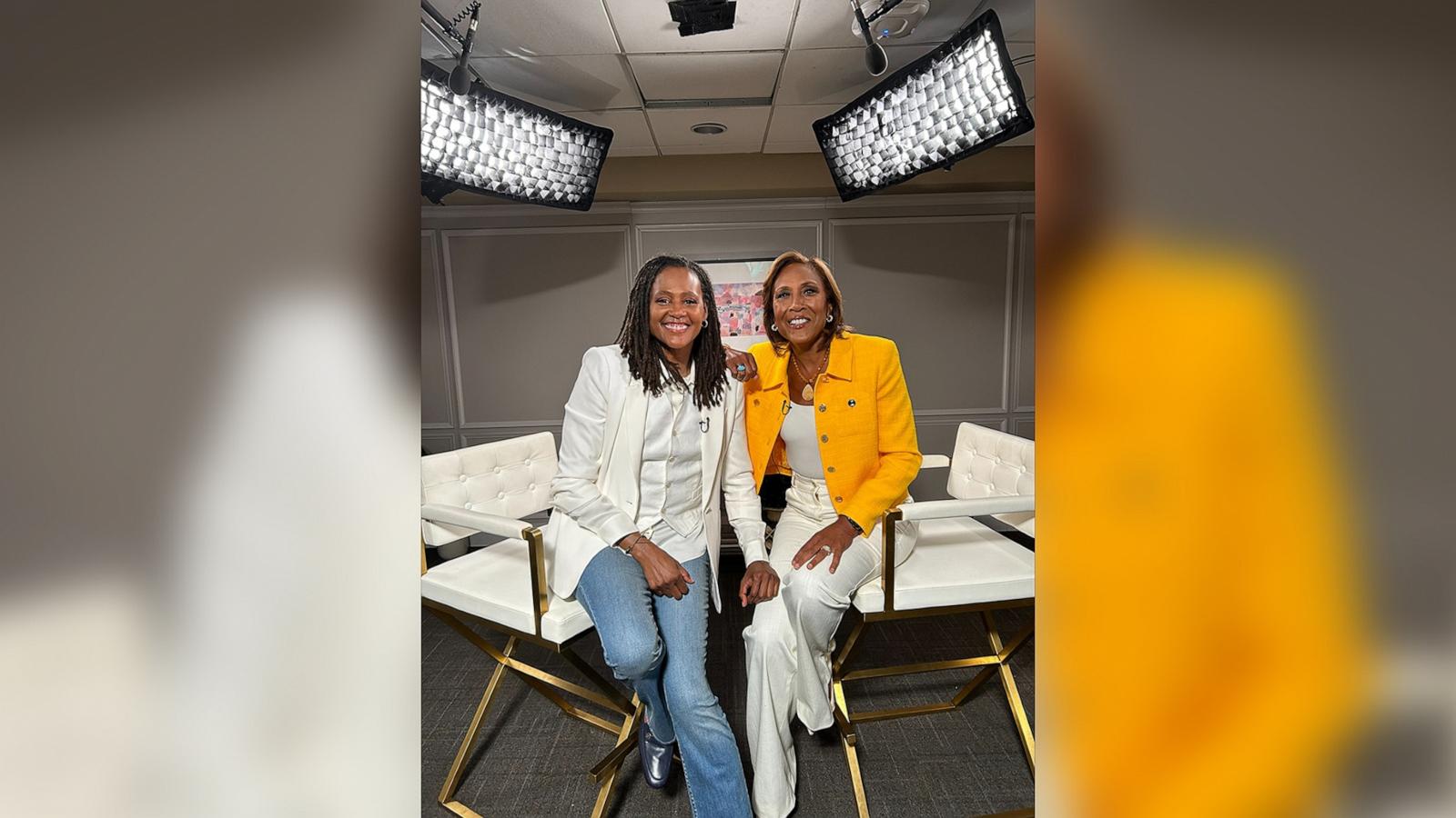 PHOTO: Marion Jones opens up about her life in a sit down interview with "Good Morning America" co-anchor Robin Roberts.