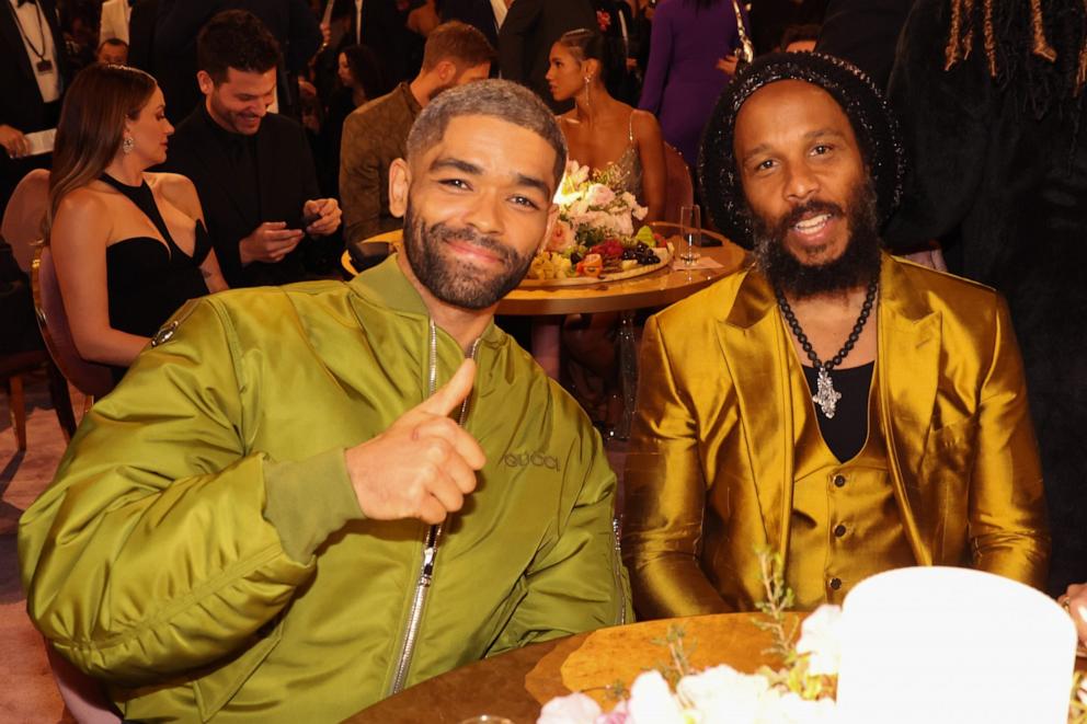 PHOTO: Kingsley Ben-Adir and Ziggy Marley attend the 66th GRAMMY Awards at Crypto.com Arena in Los Angeles, Feb. 04, 2024.