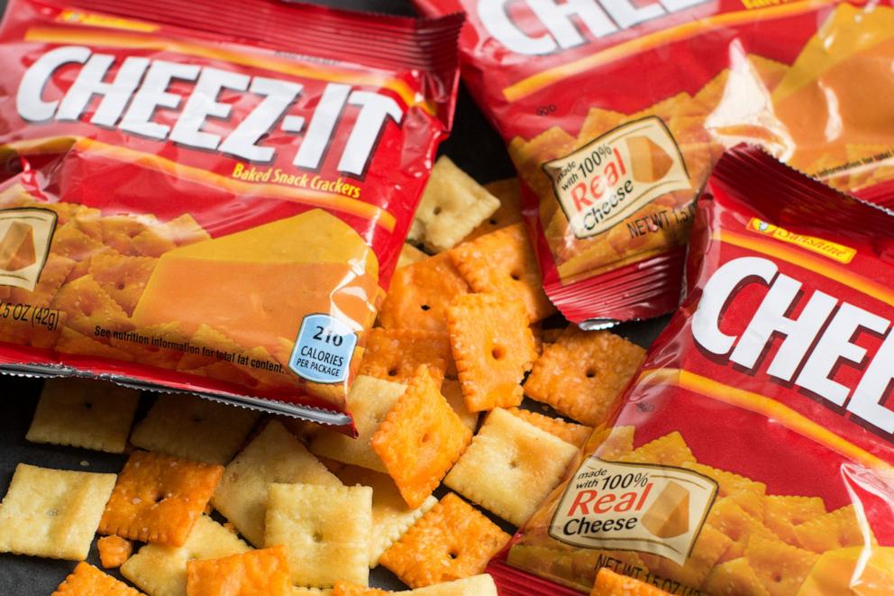 PHOTO: This photo shows Cheez-It crackers in Concord, N.H., Oct. 14, 2014.