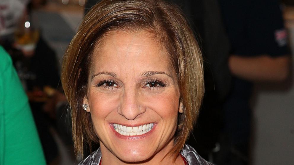 U.S. Olympian Mary Lou Retton visits the USA House on August 3, 2012 in London, England. 