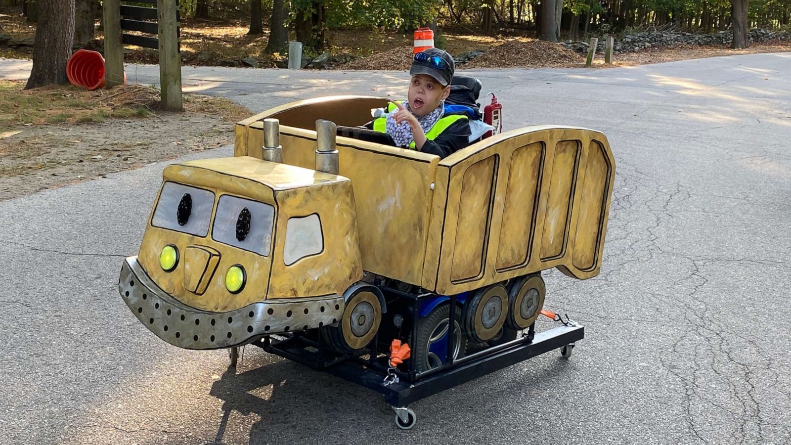 PHOTO: Magic Wheelchair's larger-than-life adaptive Halloween costume for Max, a 7-year-old boy with muscular dystrophy.