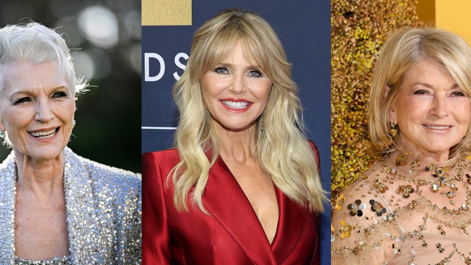 PHOTO: Maye Musk, Christie Brinkley, Martha Stewart.