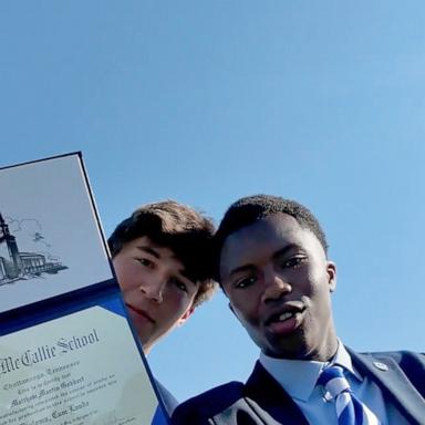 PHOTO: McCallie School students Cameron Gattis and Matthew Gabbert documented their lives together from sixth grade through senior year.