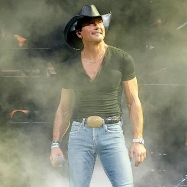 PHOTO: Tim McGraw performs at Bridgestone Arena on April 25, 2024 in Nashville, Tenn.