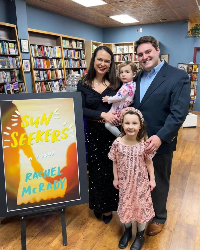 PHOTO: Rachel McRady with her husband and their two daughters.