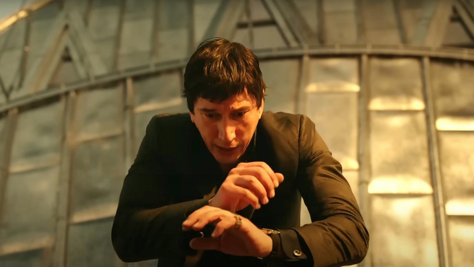 PHOTO: Adam Driver in a scene from the movie "Megalopolis."