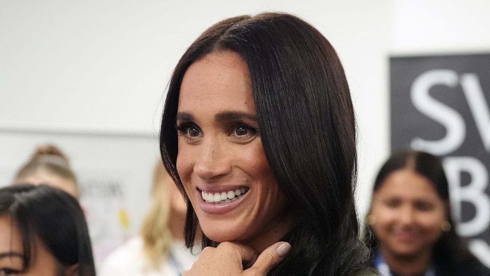 Meghan, Duchess of Sussex, meets advocates during a visit to Batyr, on day three of the royal trip with Prince Harry, Duke of Sussex on April 16, 2026 in Melbourne, Australia.