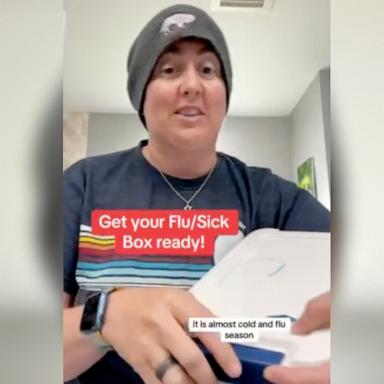 PHOTO: Dr. Meghan Martin, a pediatric emergency medicine physician, shared a TikTok post highlighting which items she suggests keeping on hand for flu season.