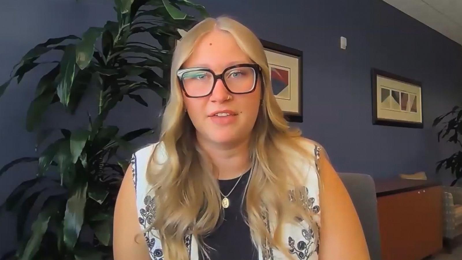 PHOTO: Melanie Mannon talks to ABC News about embracing the “soft saving” financial trend.