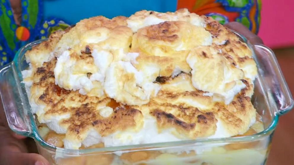 PHOTO: Chef Melba Wilson is satisfying your sweet tooth with her nana's bread pudding recipe.