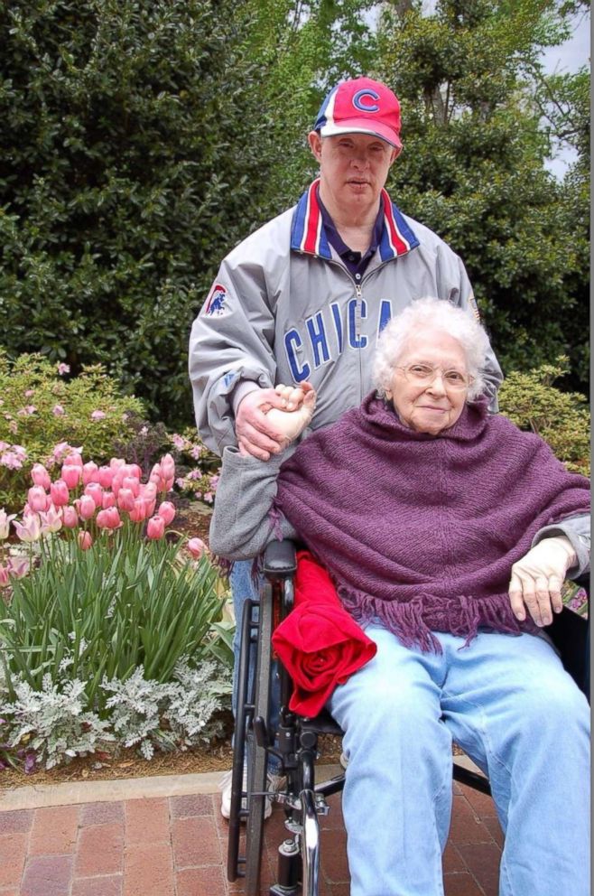 PHOTO: Michael Nawrocki and his mom. 