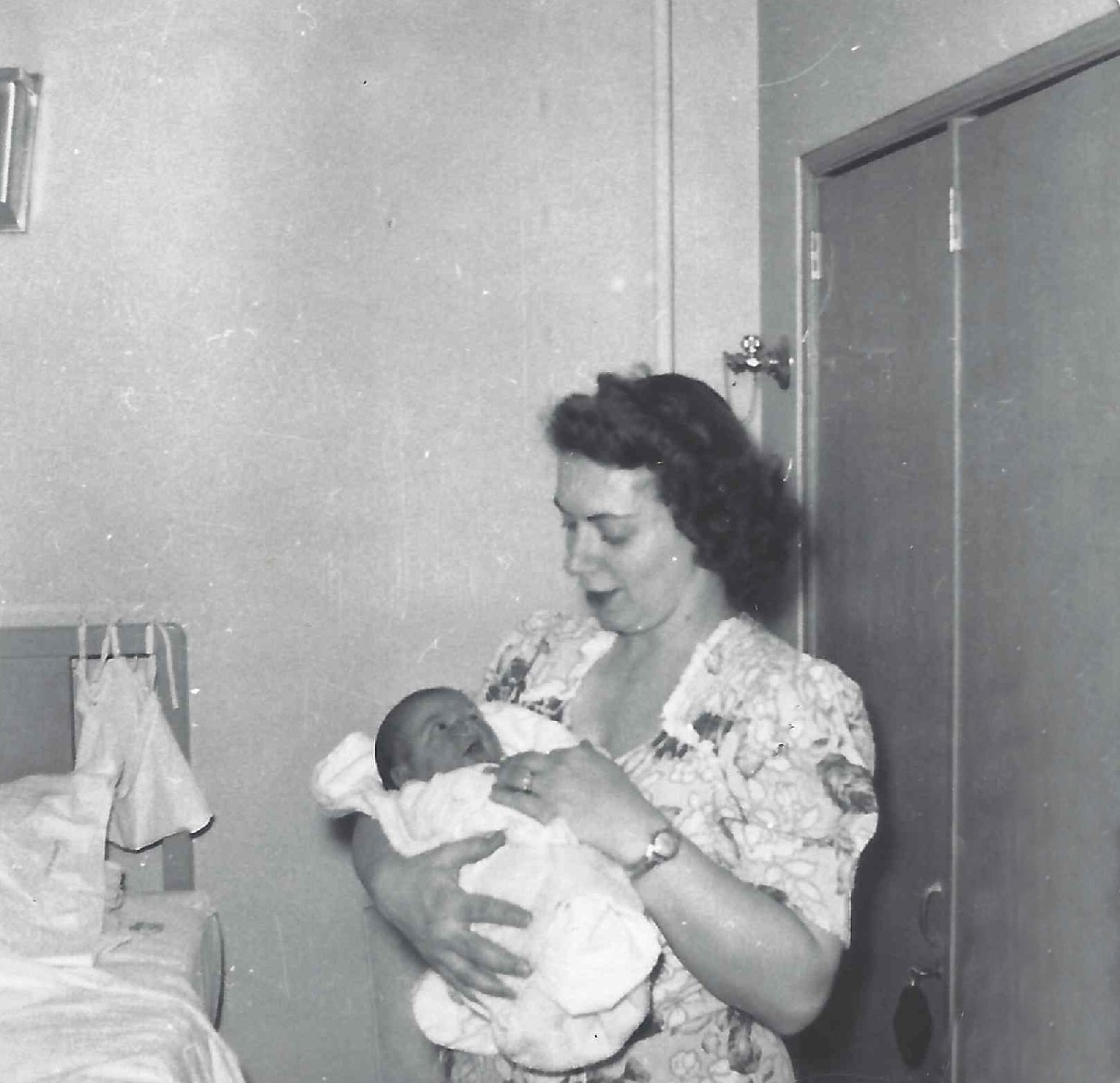 PHOTO: Michael Nawrocki as a baby, pictured with his mom. 
