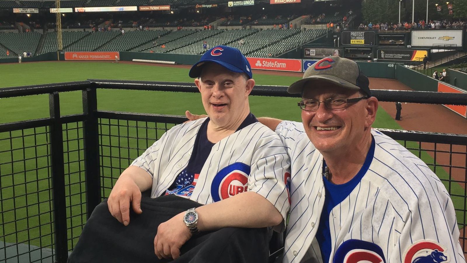 PHOTO: Michael Nawrocki was a Cubs fan. He's pictured here with his brother, Stephen Nawrocki.