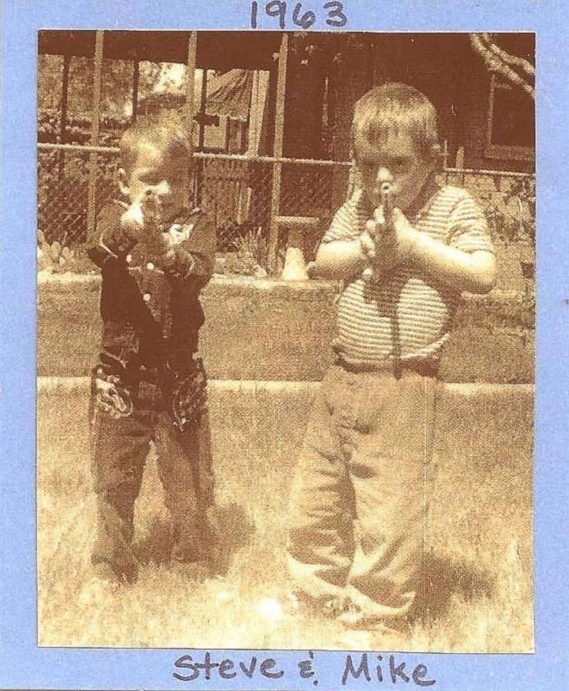 PHOTO: Michael and Stephen Nawrocki as children. 