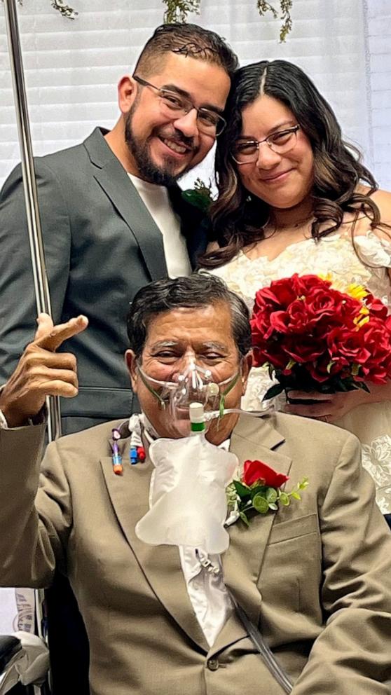 VIDEO: Hospital hosts surprise wedding to fulfill patient's last wish