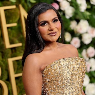 PHOTO: Mindy Kaling attends the 82nd Annual Golden Globe Awards, Jan. 5, 2025, in Beverly Hills, Calif.