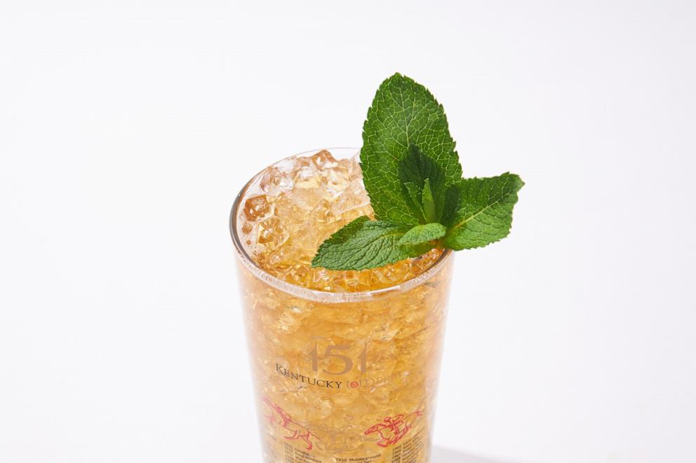 PHOTO: A mint julep at served at the Kentucky Derby.