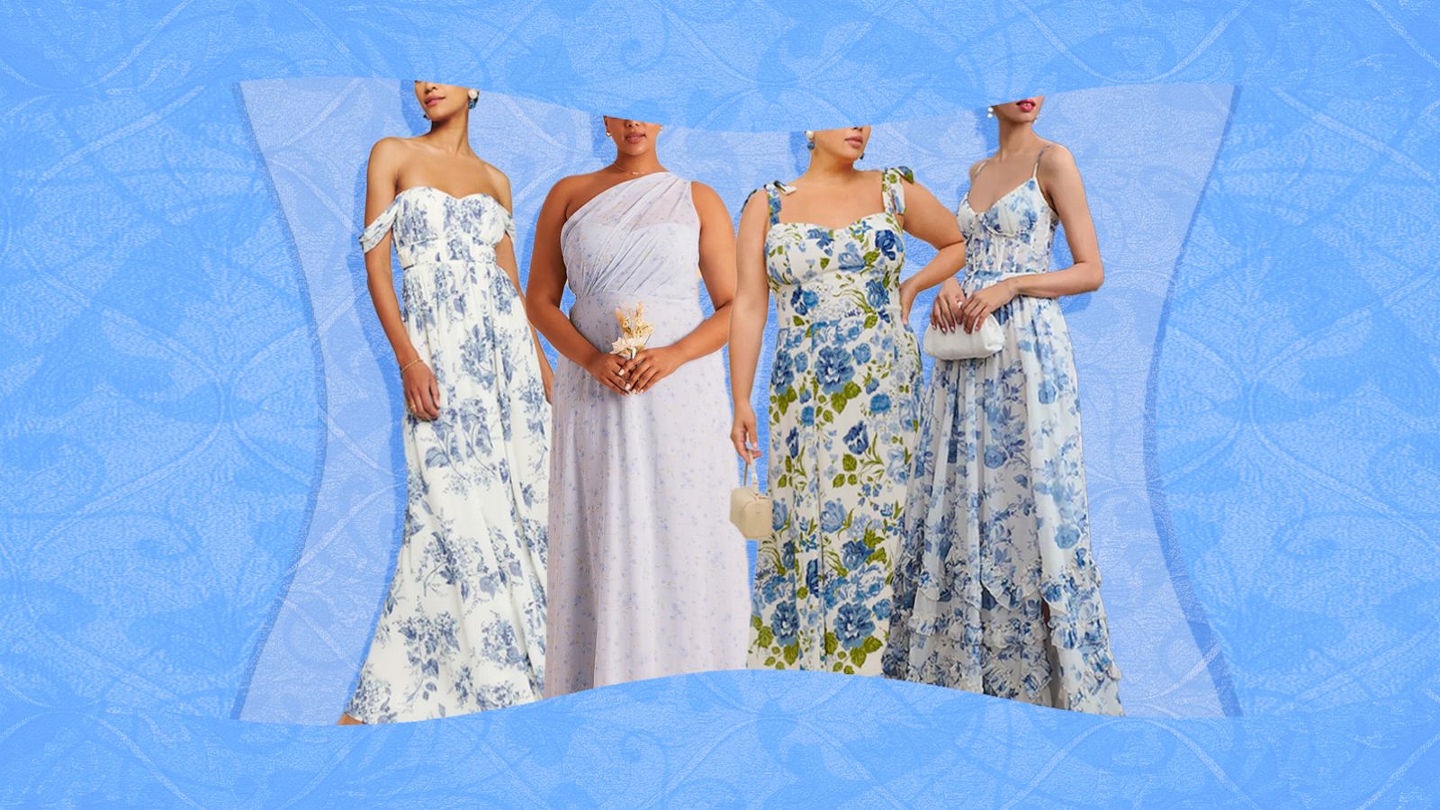 Mix and match bridesmaids dresses