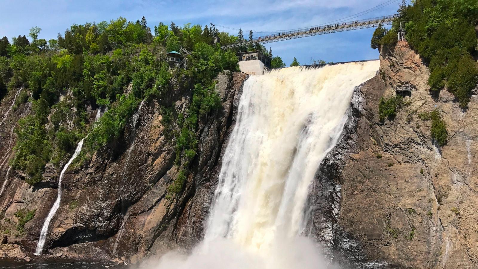 PHOTO: The Montmorency Falls on the Montmorency River in Quebec, Canada, June 6, 2017.