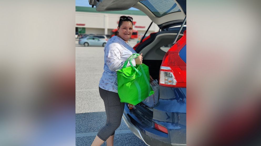 PHOTO: Kara Moore, of Pennsylvania, started delivering groceries for Instacart during the coronavirus pandemic.