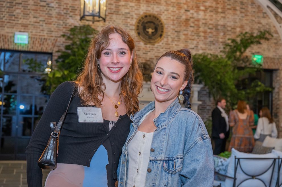 PHOTO: Katherine Carroll (right) and Morgan Witcher are both Auburn University students and members of the student-run literary magazine The Auburn Circle.