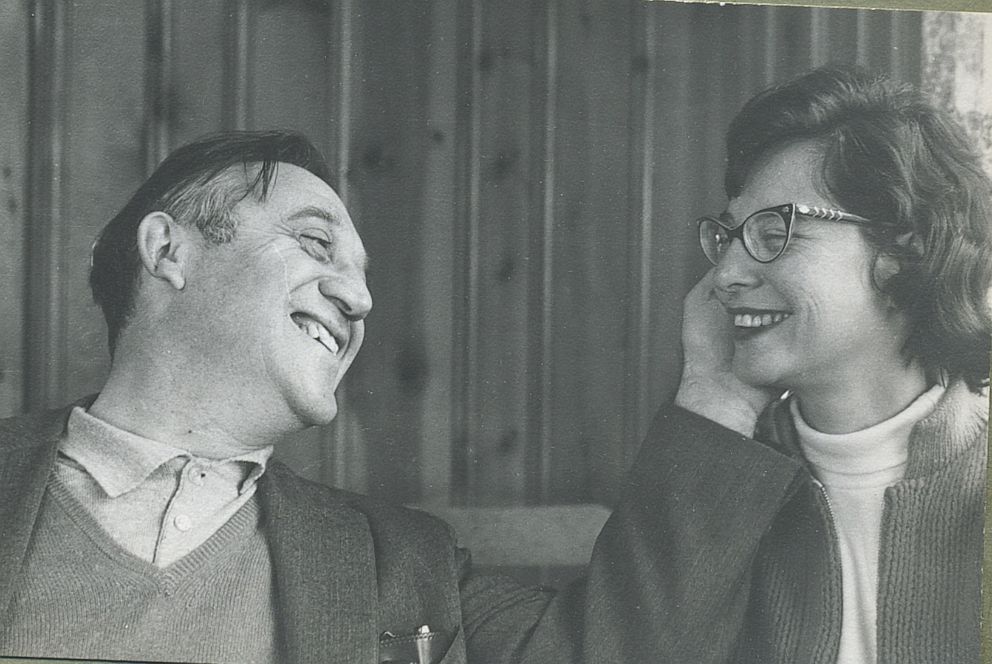 PHOTO: Morrie and Charlotte Schwartz pictured at an unknown date.