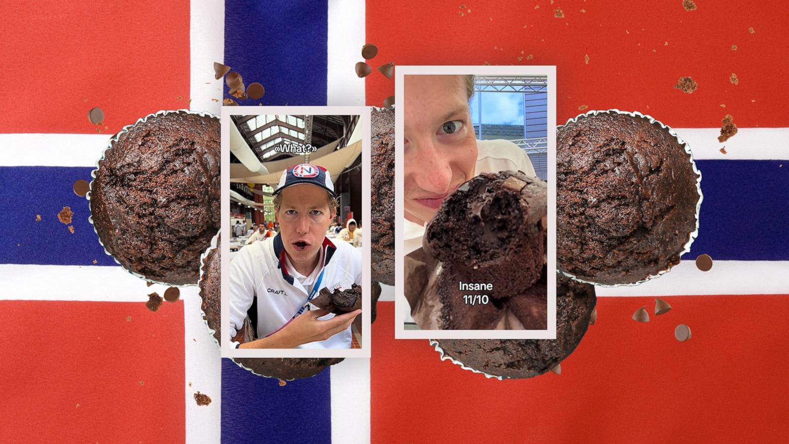 PHOTO: Norwegian swimmer Henrik Christiansen has gone viral for his love of chocolate muffins at the Paris Olympics.