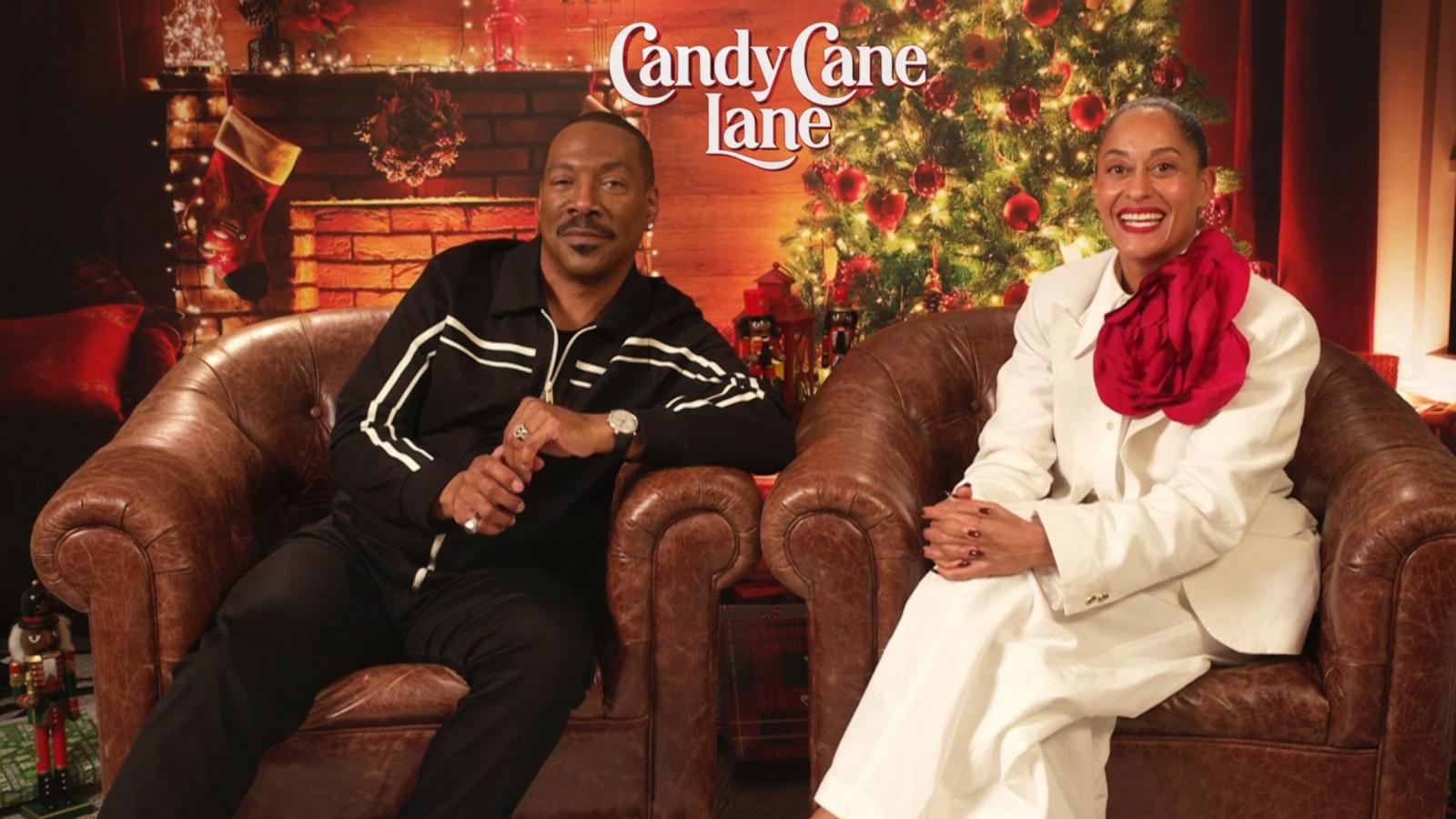 PHOTO: Eddie Murphy and Tracee Ellis Ross talk about their new Christmas movie, "Candy Cane Lane" and share some of their holiday traditions.