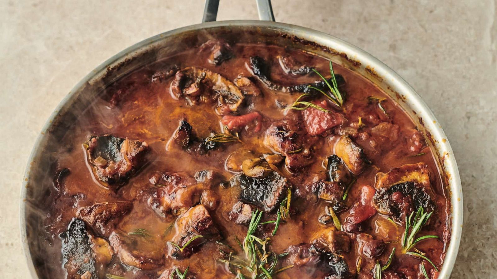 PHOTO: Mushroom and chicken cacciatore from Jamie Oliver's latest cookbook, "7 Ways: Easy Ideas for Every Day of the Week."