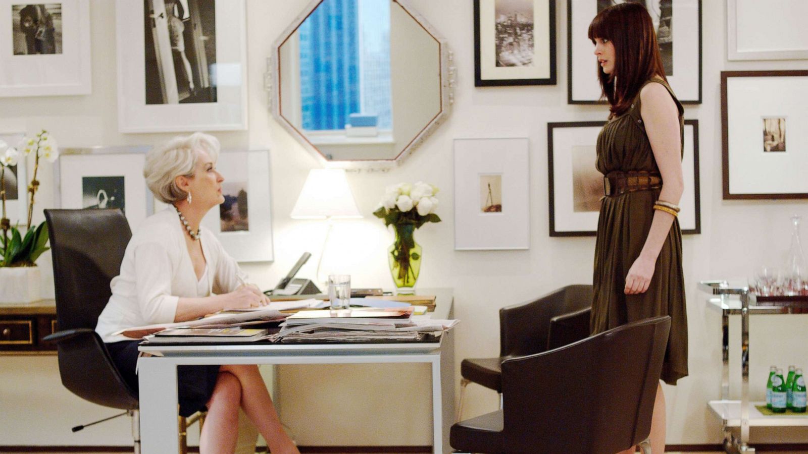 PHOTO: Meryl Streep and Anne Hathaway appear in a scene from "The Devil Wears Prada."