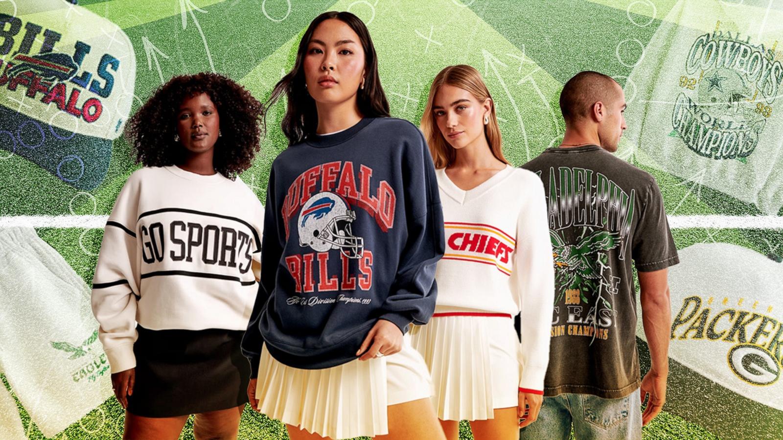 Shop Abercrombie's NFL Collection: Sweatshirts, sweaters, tees and