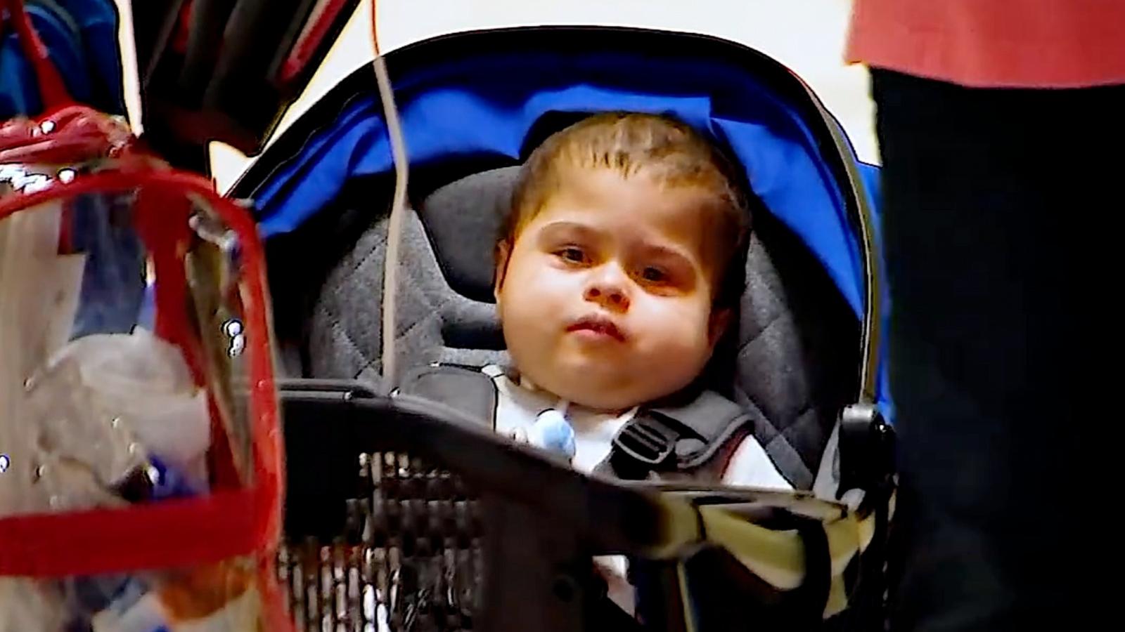 PHOTO: After spending the first two years of his life in the hospital, Nathaniel was able to be discharged from Blythedale Children’s Hospital in Valhalla, New York. Nathaniel went home with his parents Sandya and Jorge Flores on Aug. 20, 2024.