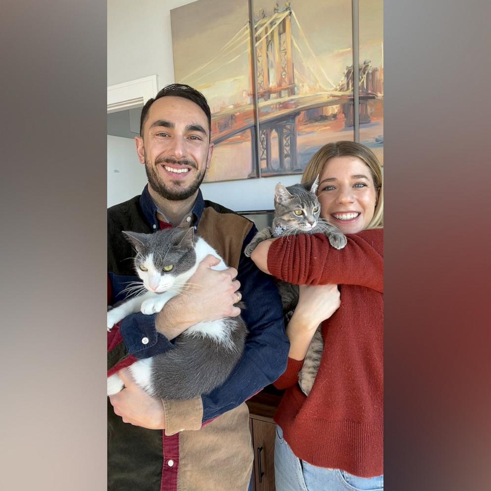 VIDEO: The story behind the couple who adopted the cat that interrupted their wedding vows