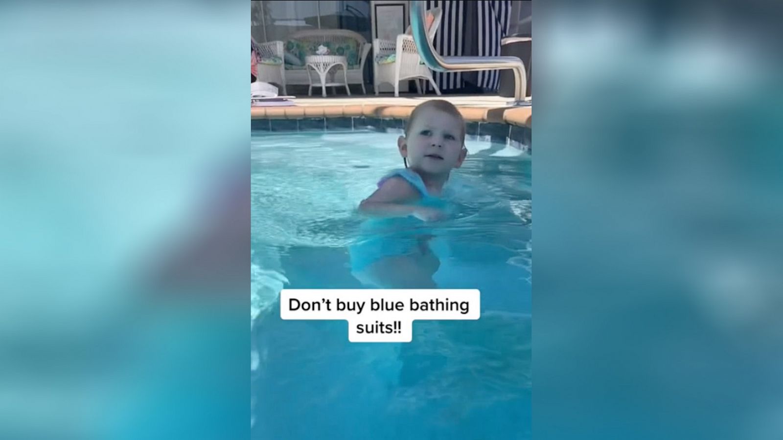 Swim instructor mom warns parents not to buy blue swimsuits for