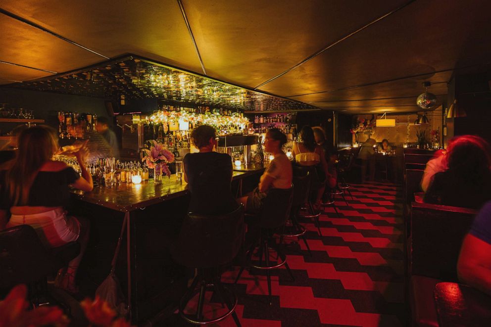 PHOTO: Inside the bar Nitecap in the Lower East Side of Manhattan.