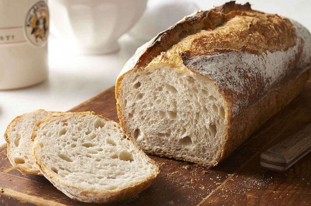 PHOTO: King Arthur's no-knead sourdough bread.