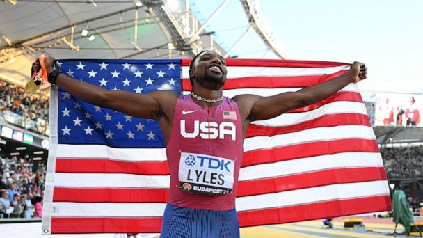 Noah Lyles Wins 100-meter World Title In Budapest - ABC News