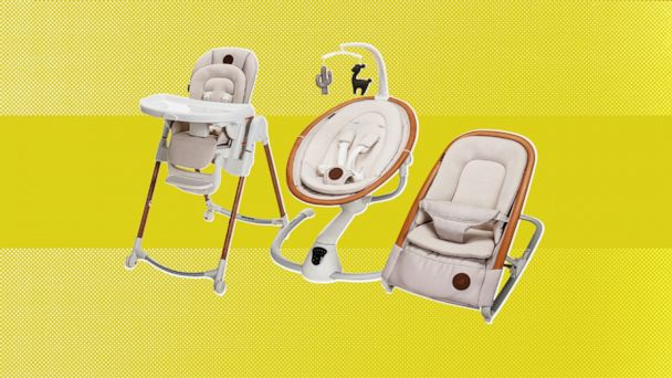 Aprica high chair discount rocker