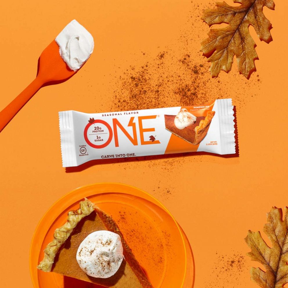 PHOTO: One Brands released a new pumpkin pie flavor protein bar.