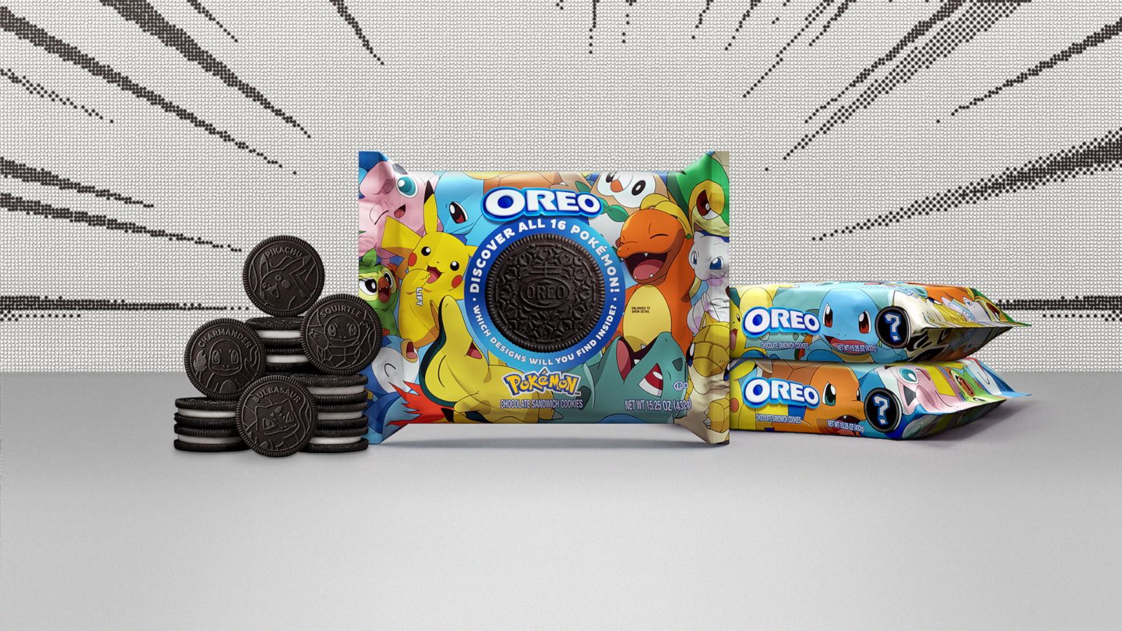 PHOTO: Limited Edition Pokemon x OREO cookie pack.