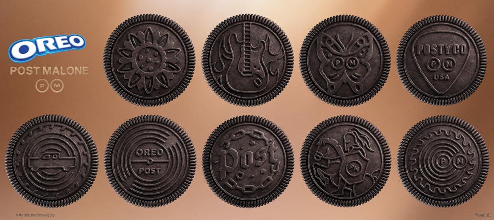 PHOTO: Limited Edition Post Malone OREO Cookies inspired by Post Malone’s taste twists.