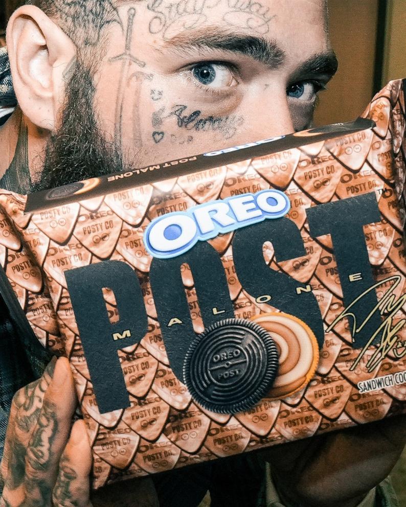 PHOTO: Post Malone collaborated with OREO Cookies inspired by his music and two favorite flavors. 